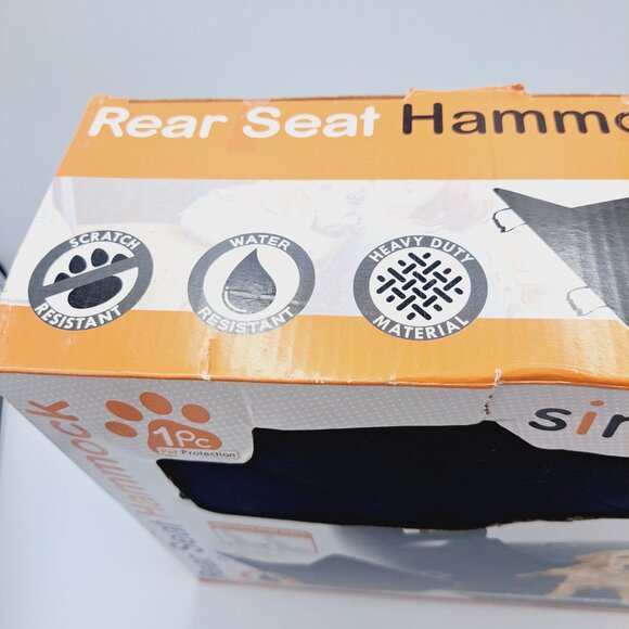 Car Rear Seat Protective Cover Hammock for Dogs - Picture 7 of 8